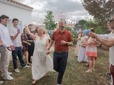 arrivée des mariés